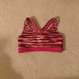 Pink Nike DRI-FIT Sports Bra LABOR DAY SALE